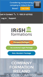 Mobile Screenshot of irishformations.ie